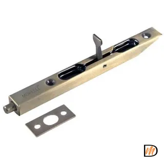 Шпингалет торцевой L160 бронза античная  MSK-9008920