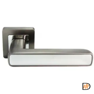 Ручка дверная "Flex" MH-44 S55 графит/хром  MSK-9011772