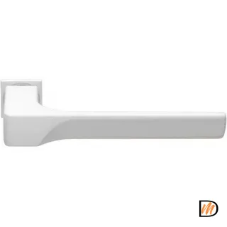 Ручка дверная FIORD-SM с невидимой квадратной розеткой белый  MSK-9012892