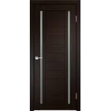 Дверное полотно Экошпон DUPLEX 2 600х2000 цвет Венге стекло Мателюкс Левое/Правое VD010218