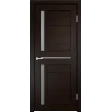 Дверное полотно Экошпон DUPLEX 3 600х2000 цвет Венге стекло Мателюкс Левое/Правое VD010966