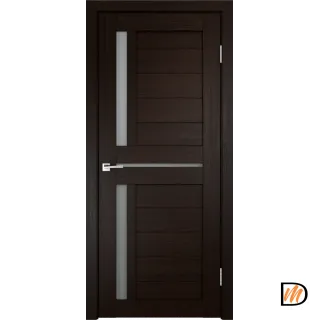 Дверное полотно Экошпон DUPLEX 3 700х2000 цвет Венге стекло Мателюкс Левое/Правое VD010967