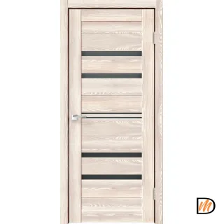 Дверное полотно Экошпон XLINE 6 900х2000 цвет Клён крем стекло Мателюкс Левое/Правое VD017139