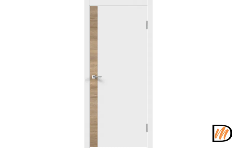 Дверное полотно Экошпон Galant DUO 1 800х2000 цвет Белый Эмалит Левое/Правое VD023243