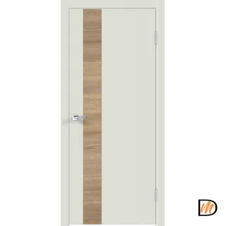 Дверное полотно Экошпон Galant DUO 2 800х2000 цвет Светло-серый Эмалит Левое/Правое VD023421