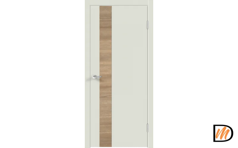 Дверное полотно Экошпон Galant DUO 2 800х2000 цвет Светло-серый Эмалит Левое/Правое VD023421