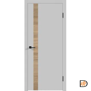 Дверное полотно Экошпон Galant DUO 4 800х2000 цвет Светло-серый Эмалит Левое/Правое VD023425