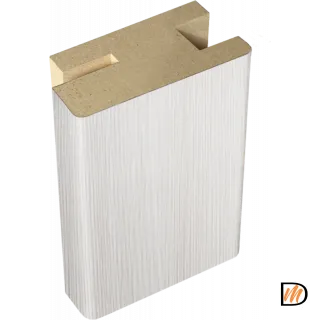 Профиль стыковочный добор-наличник Экошпон цвет Дуб белый 50х24х2400  VD063444