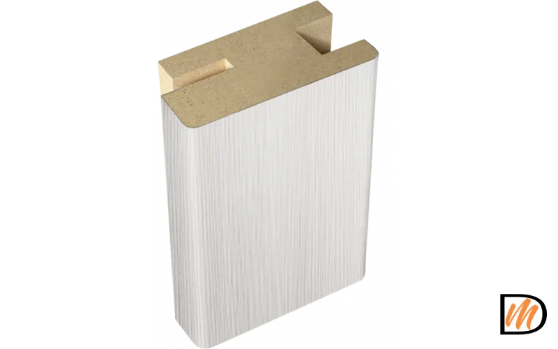 Профиль стыковочный добор-наличник Экошпон цвет Дуб белый 50х24х2400  VD063444