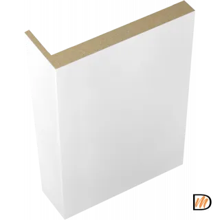 Наличник телескопический L 8мм Экошпон цвет Белый Эмалит 100х25х2200  VD064307