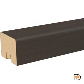 Рейка декоративная Экошпон цвет Черное дерево 40х 30х2700  VD066151