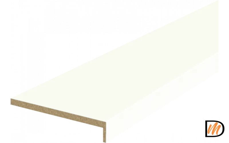 Наличник телескопический L 8мм Экошпон цвет Молочный Эмалит 100х25х2440  VD067083