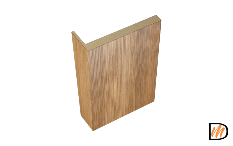 Наличник телескопический L 8мм Экошпон цвет Дуб золотой (арт. 14012) 70х25х2200  VD068936
