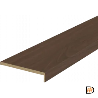 Наличник телескопический L 8мм SOFTWOOD цвет Орех американский шоколад 100х25х2440  VD069347