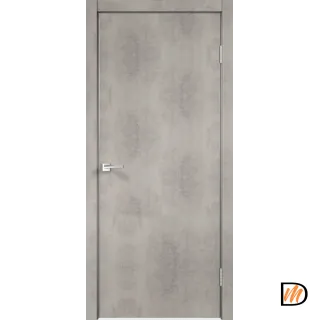 Дверное полотно Экошпон TECHNO 900х2000 цвет Муар светло-серый Левое/Правое VD080465