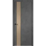 Дверное полотно Экошпон TECHNO BLACK DUO 2 700х2000 цвет Муар темно-серый Левое/Правое VD081125