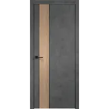 Дверное полотно Экошпон TECHNO BLACK DUO 2 900х2000 цвет Муар темно-серый Левое/Правое VD081126