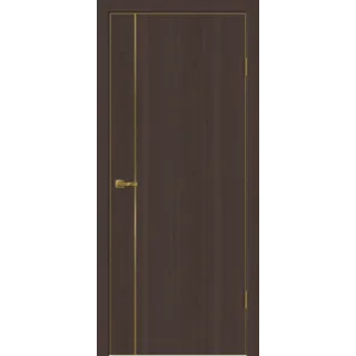Дверное полотно SOFTWOOD TECHNO GOLD MV1 800х2000 цвет Орех американский шоколад Левое/Правое VD082515