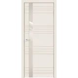 Дверное полотно Эмаль SCANDI N Z1 800х2000 цвет Слоновая кость стекло Лакобель слоновая кость Левое/Правое VD1000614