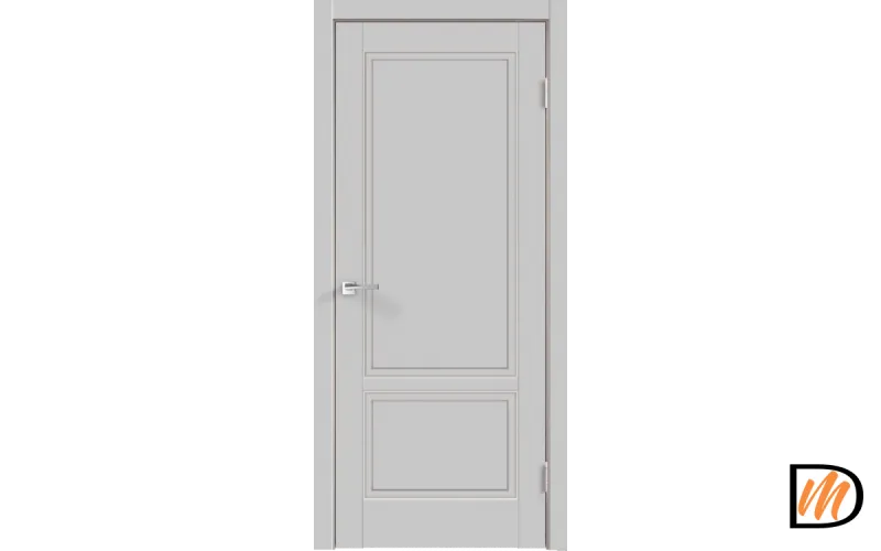 Дверное полотно Эмаль SCANDI 2P 800х2000 цвет Светло-серый Левое/Правое VD1001287