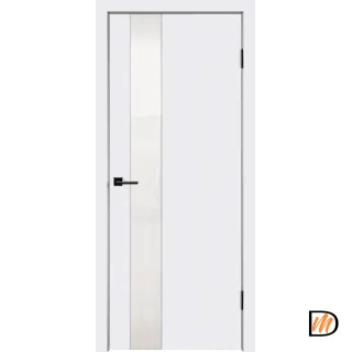 Дверное полотно Эмаль SCANDI 1 Z2 900х2000 цвет Белый стекло Лакобель белое Левое/Правое VD1002400