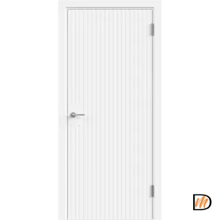 Дверное полотно Эмаль Scandi 3D 5 800х2000 цвет Белый Левое/Правое VD1002811