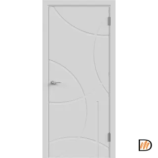 Дверное полотно Эмаль FUSION 1 600х2000 цвет Светло-серый Левое/Правое VD1003066