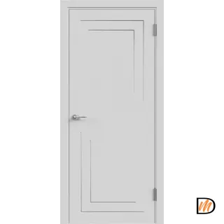 Дверное полотно Эмаль GEOMETRY 1 600х2000 цвет Светло-серый Левое/Правое VD1004395