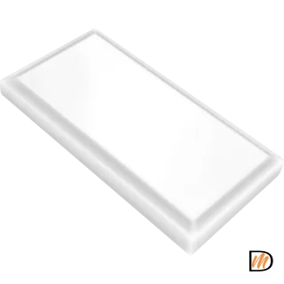 декор квадрат Эмаль цвет Белый 80х 160х16  VD1010016