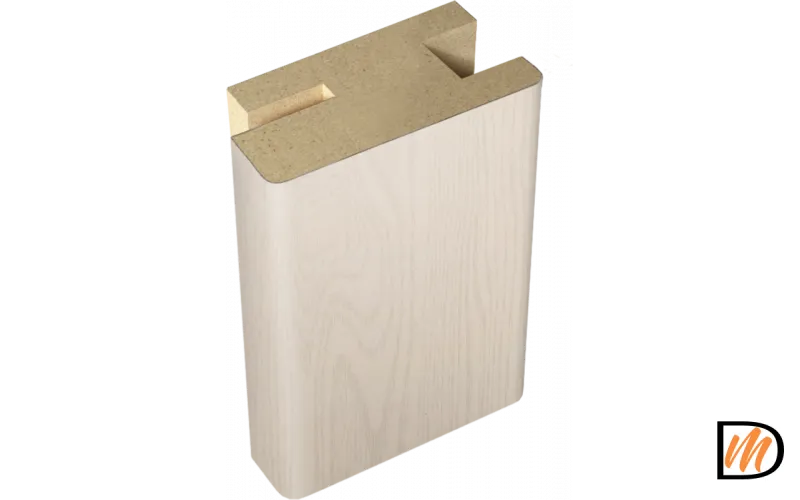 Профиль стыковочный добор-наличник SoftTouch цвет Ясень капучино структурный 50х24х2400  VD1020078