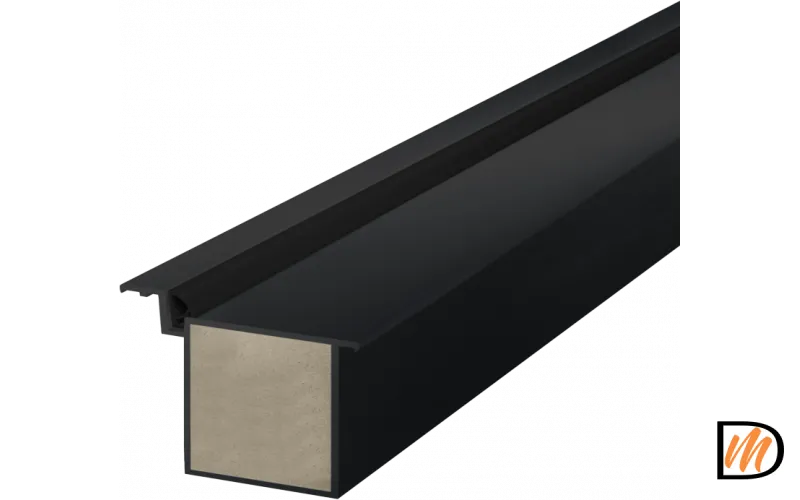 коробка INVISIBLE ОПТИМ под покраску черный М10 (972х2050) Левое VD1080811