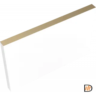 Добор Полипропилен цвет Белый 125х10х2100  VD1210078