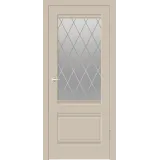 Дверное полотно EMALUX ALTO 2V 700х2000 цвет Кварцит стекло РОМБ светлый Левое/Правое VD1291438