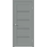 Дверное полотно EMALUX XLINE 4 700х2000 цвет Серый Агат стекло Мателюкс Графит Левое/Правое VD1292783