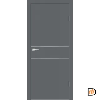 Дверное полотно EMALUX Galant H2 700х2000 цвет Вулкан Левое/Правое VD1300107