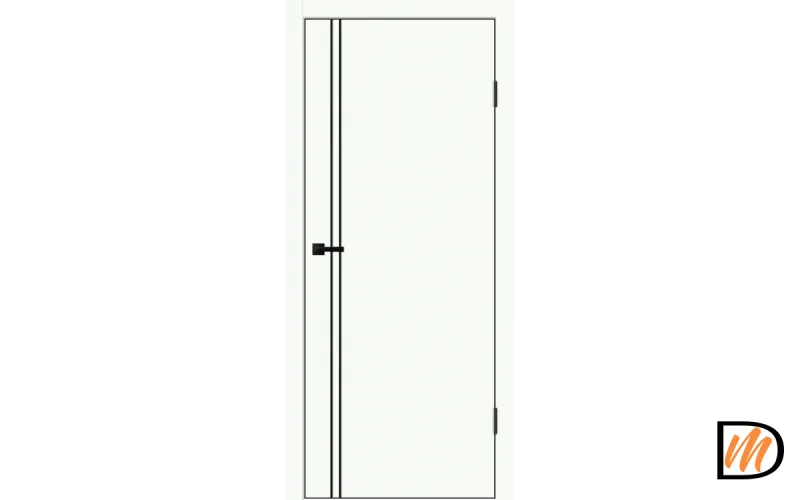 Дверное полотно EMALUX Galant M2 700х2000 цвет Белый Опал Левое/Правое VD1300196