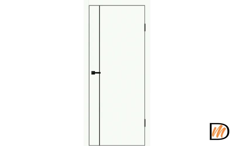 Дверное полотно EMALUX Galant FM1 900х2000 цвет Белый Опал Левое/Правое VD1301152