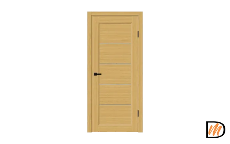 Дверное полотно SOFTWOOD STYLE 1 со стеклом 600х2000 цвет Орех американский соломенный стекло Мателюкс Левое/Правое VD162414