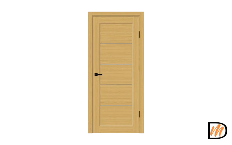 Дверное полотно SOFTWOOD STYLE 1 со стеклом 700х2000 цвет Орех американский соломенный стекло Мателюкс Левое/Правое VD162415