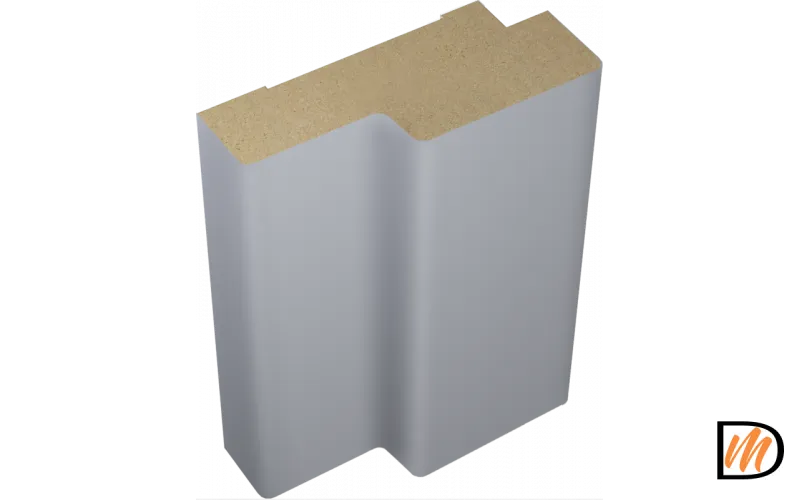 Коробка 74х30 Ламинат цвет Серый в цвет RAL7040 М11х21 (1070х2076) Левое/Правое VD350190