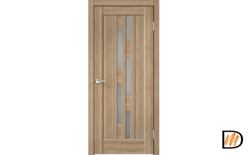 Дверное полотно Экошпон PREMIER 8 800х2000 цвет Дуб Европейский стекло Мателюкс Левое/Правое VD804924
