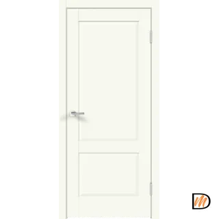 Дверное полотно Экошпон ALTO 11 2P 700х2000 цвет Молочный Эмалит Левое/Правое VD811375