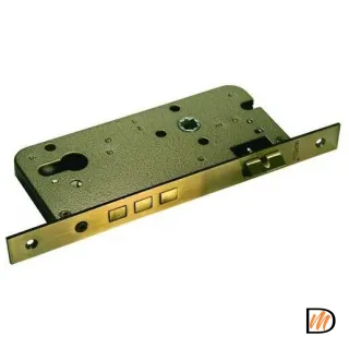 Замок под цилиндр с тремя ригелями L03 бронза античная  MSK-9008931