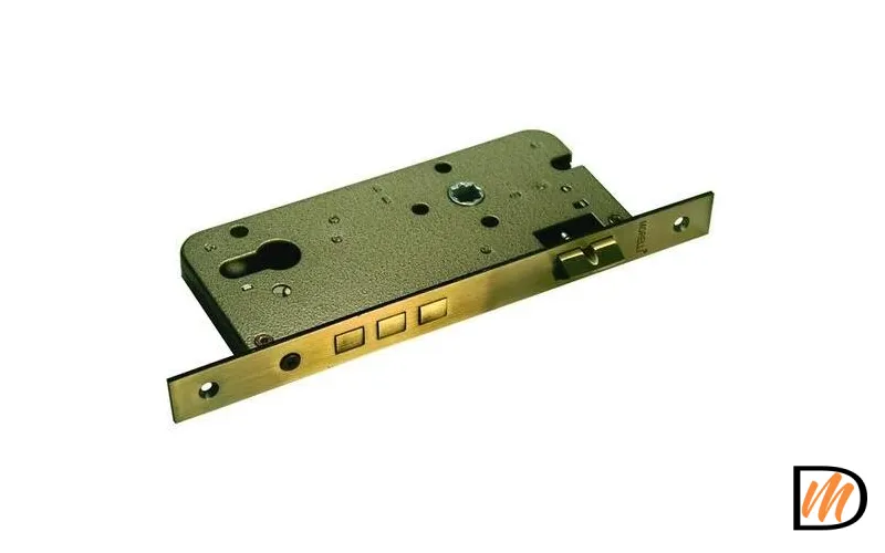 Замок под цилиндр с тремя ригелями L03 бронза античная  MSK-9008931