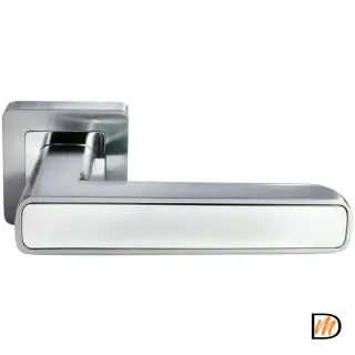 Ручка дверная "Flex" MH-44 S55 хром матовый/хром  MSK-9012226