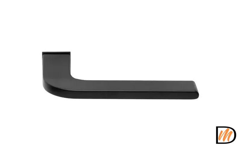 Ручка дверная, с невидимой квадратной розеткой SPUTNIK-SM черный  MSK-9012737