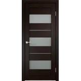 Дверное полотно Экошпон DUPLEX 12 700х2000 цвет Венге стекло Мателюкс Левое/Правое VD011435