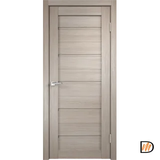 Дверное полотно Экошпон DUPLEX глухое 600х1900 цвет Капучино Левое/Правое VD012720