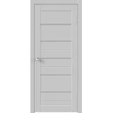 Дверное полотно Экошпон XLINE 15 700х2000 цвет Серый Эмалит стекло Мателюкс Левое/Правое VD017776