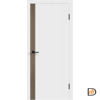 Дверное полотно Экошпон Galant DUO 1 800х2000 цвет Белый Эмалит Левое/Правое VD023627